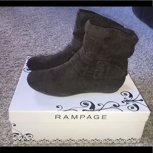 Rampage brown booties